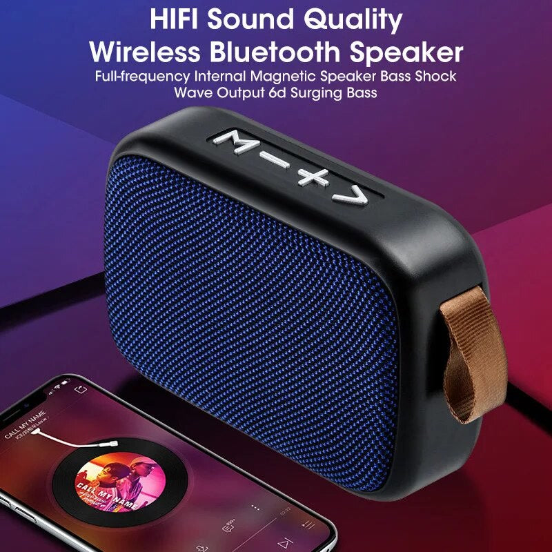 New Wireless Bluetooth Speaker Outdoor Portable Subwoofer Mini Speaker Home Cloth Card Speaker