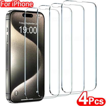 iPhone 7-16 Tempered Glass (4pcs)