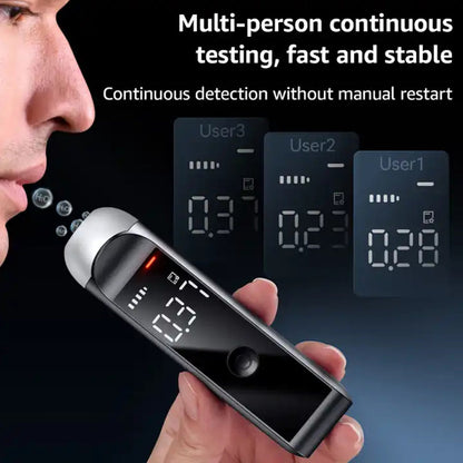 Alcotester Breath Alcohol Tester Breathalyzer Alcoholimetro Digital Detector for Home Display Drunk Driving Car Electronics